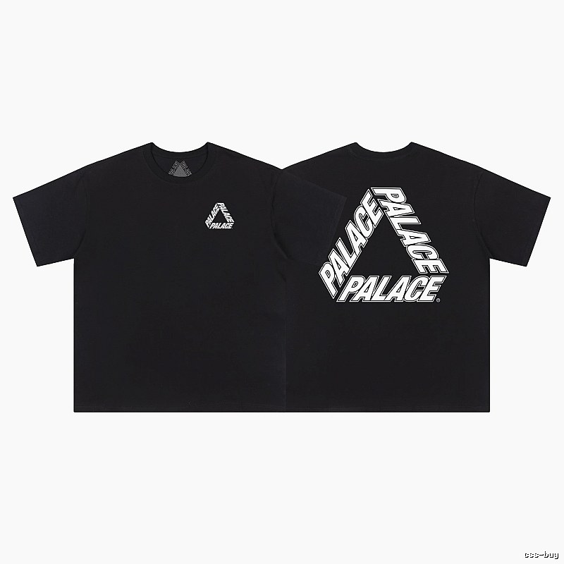 Palace Classic Triangular Street Style Black T-Shirt