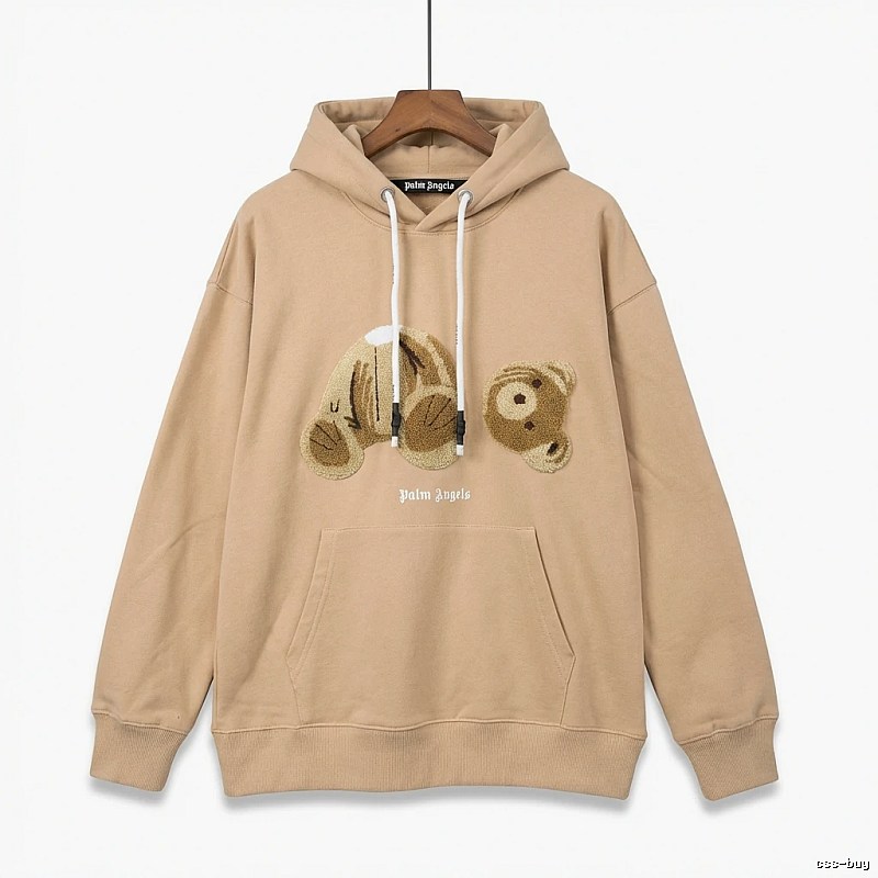 Palm Angels Bear Series Khaki Sweatshirt