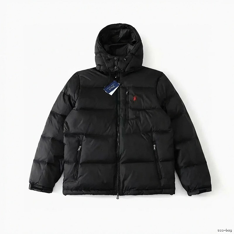 Ralph Lauren classic black down jacket.