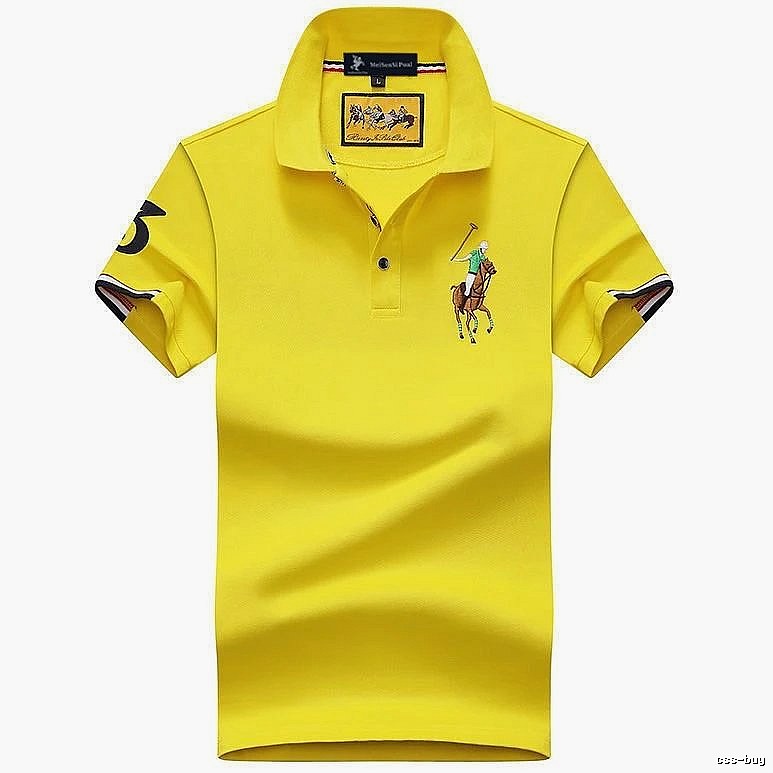 Ralph Lauren Classic Yellow polo shirt Bright Yellow Polo for Daily Styling