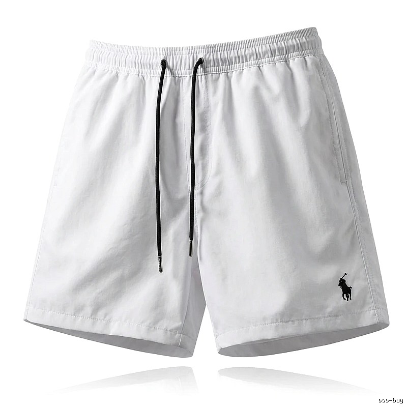 Ralph Lauren minimalist style white shorts