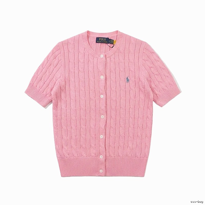 Ralph Lauren Polo pink knitted cardigan
