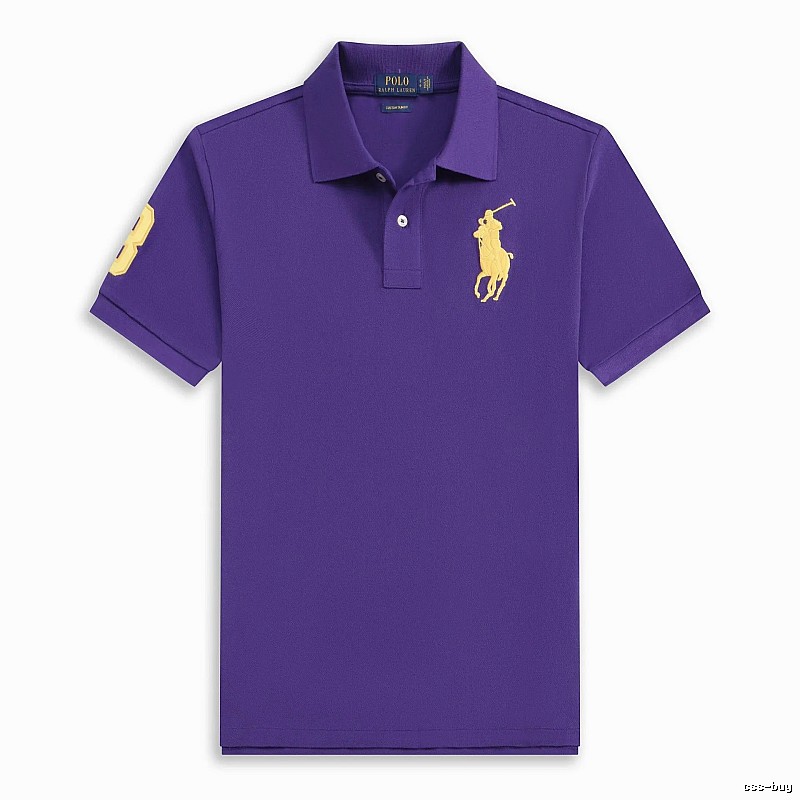 Ralph Lauren Polo Purple Classic Style Short-Sleeve