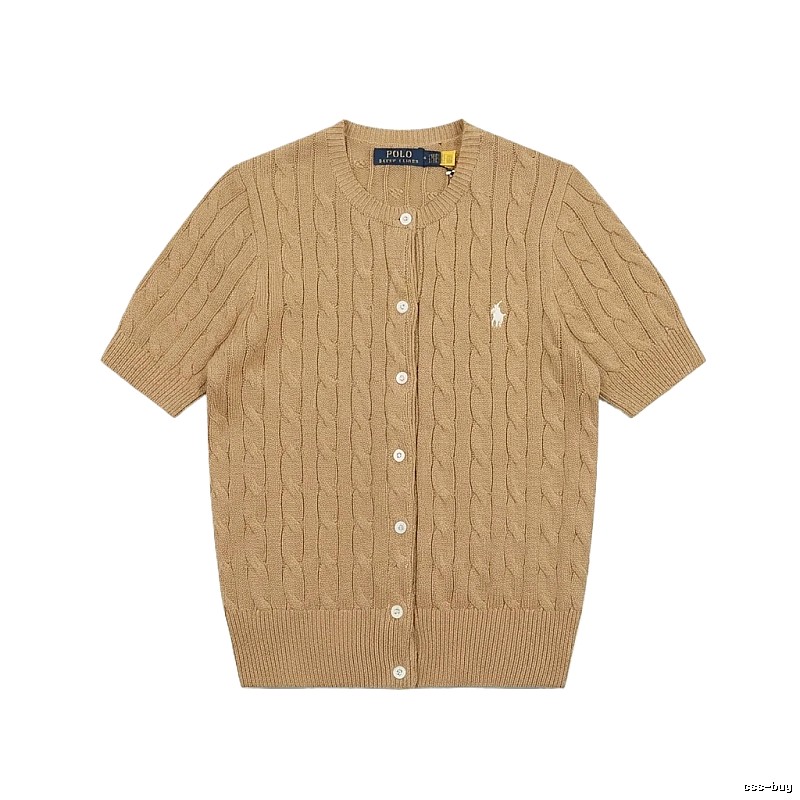 Ralph Lauren Polo Retro Brown Cardigan