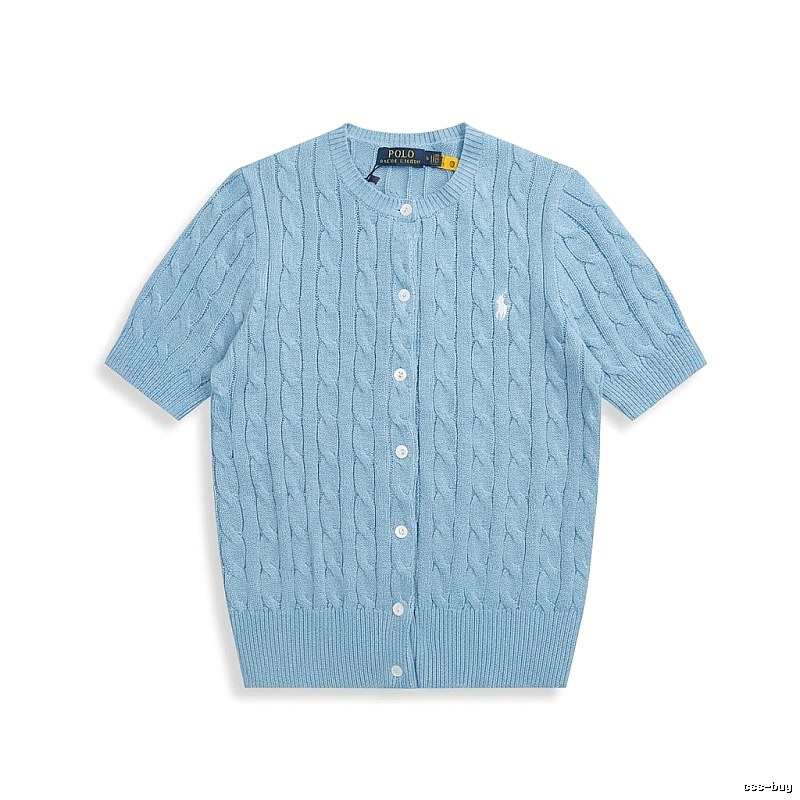 Ralph Lauren Polo Series Light Blue Knitted Cardigan