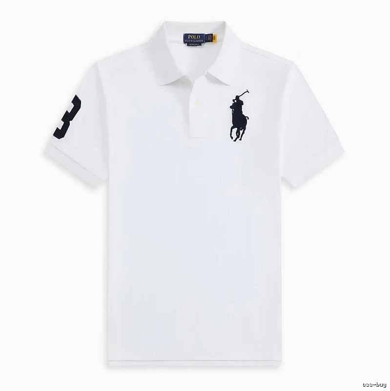 Ralph Lauren Polo White Minimalist Style T-shirt