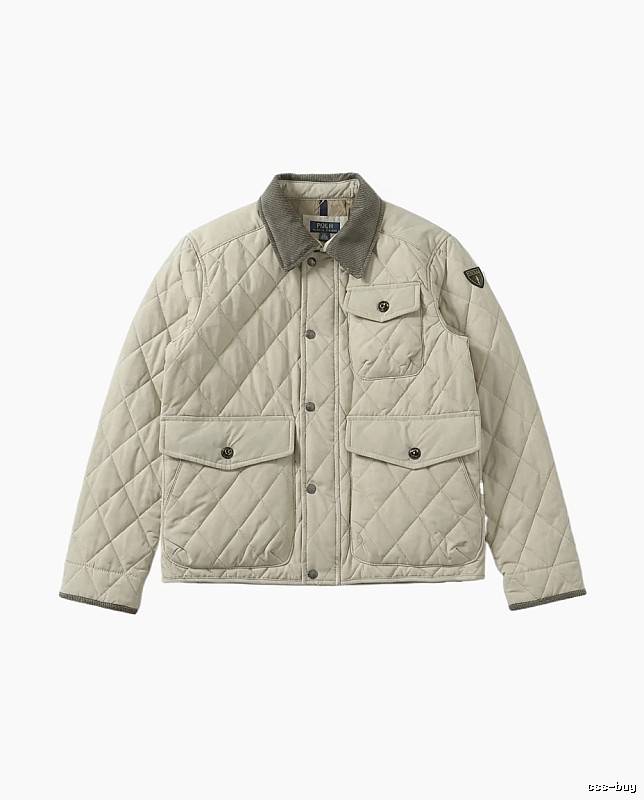 Ralph Lauren quilted retro-style cotton jacket