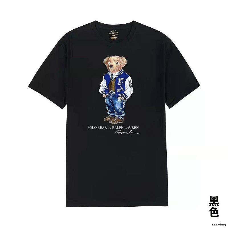 Ralph Lauren Teddy Bear Collection Black T-shirt