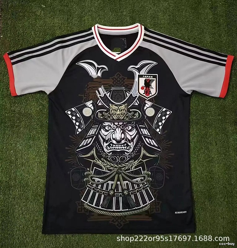 Real Madrid Black Dragon Soccer Jersey Clean Finish