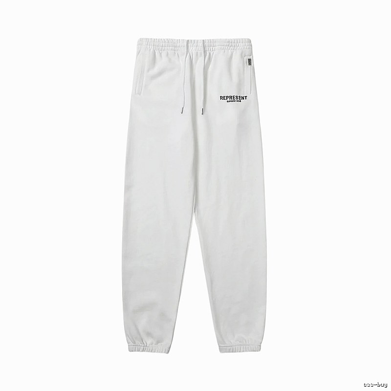 REPRESENT Basic White Sweatpants