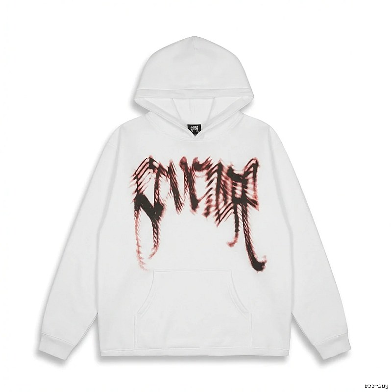 Revenge Gothic Style White Hoodie