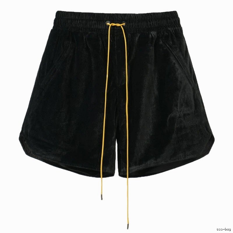 RHUDE black casual shorts