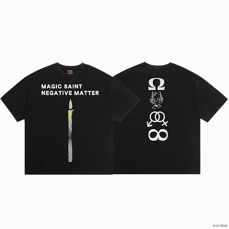 SAINT Magic Collection Street Style Black T-Shirt
