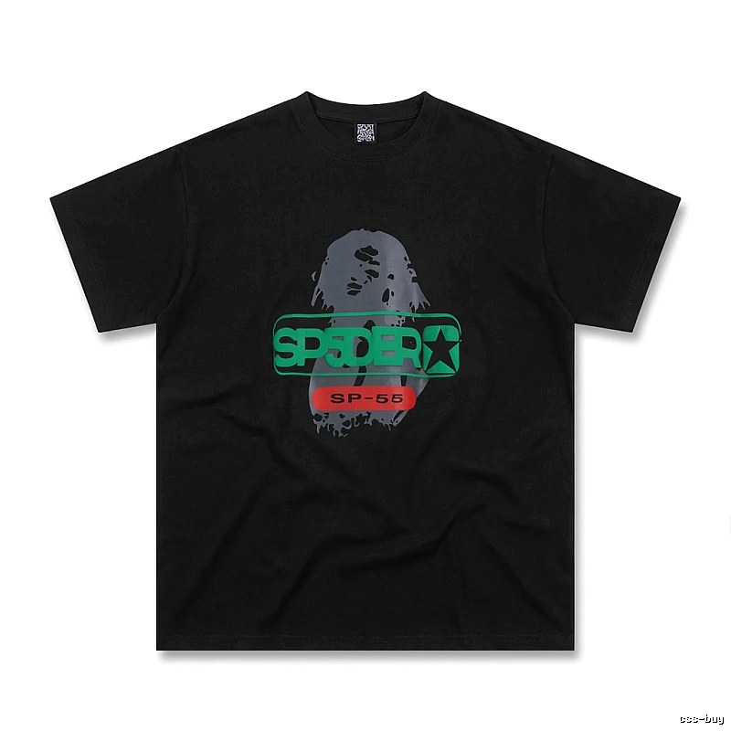 Sp5der Dark Cool Trend Short Sleeve