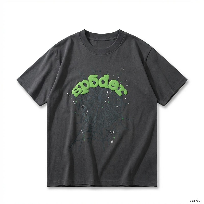 Sp5der Dark Style Black T-shirt