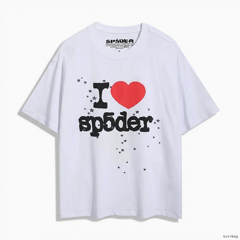 Sp5der Love Star Style White T-shirt