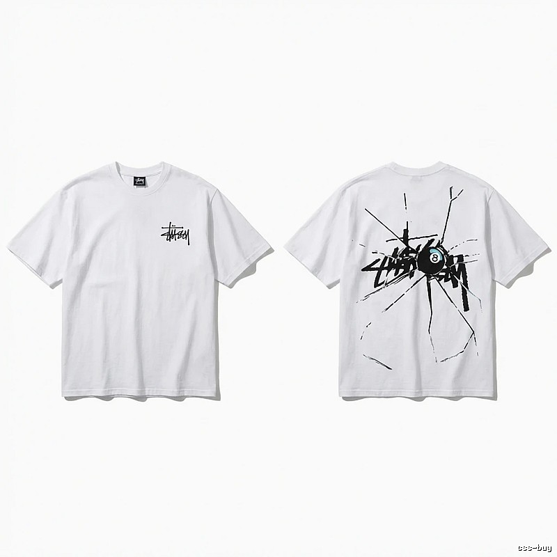 Stussy 8 Ball Style White T-shirt