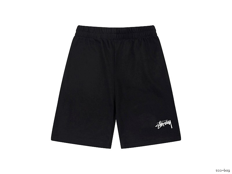 Stussy basic casual black shorts