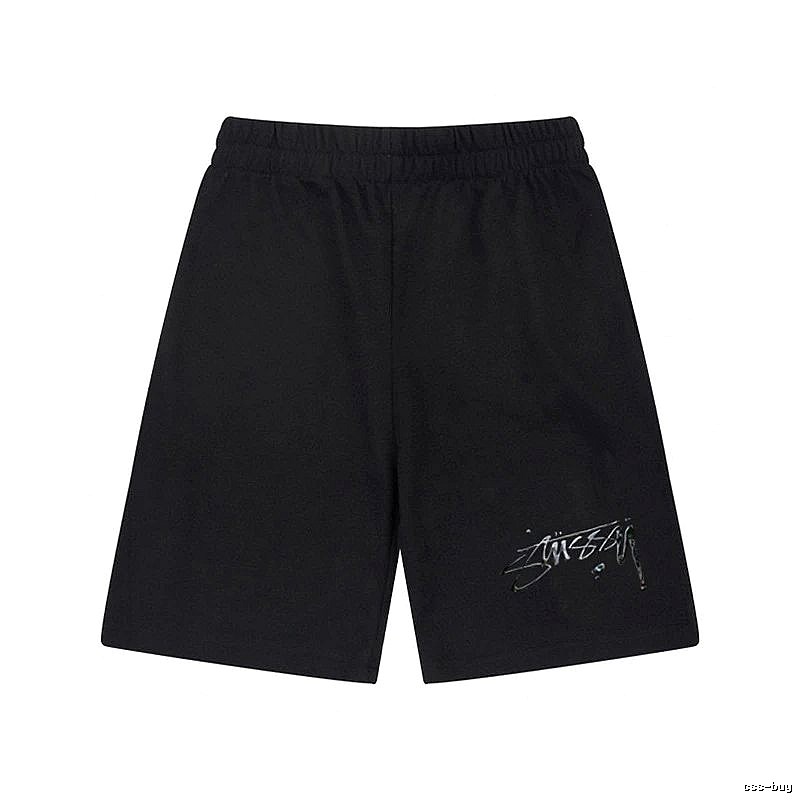 Stussy Basic Style Trendy Black Shorts