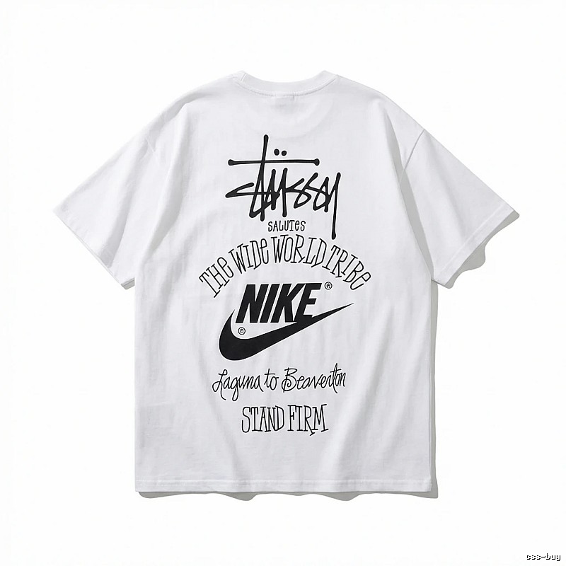 Stussy Co-branded Simple White T-shirt