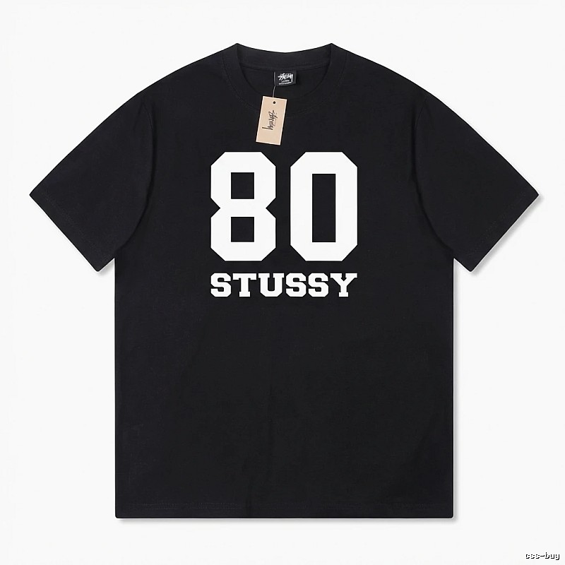 Stussy digital style black T-shirt