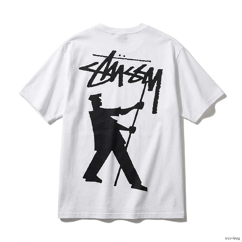 Stussy Graffiti Style White T-shirt