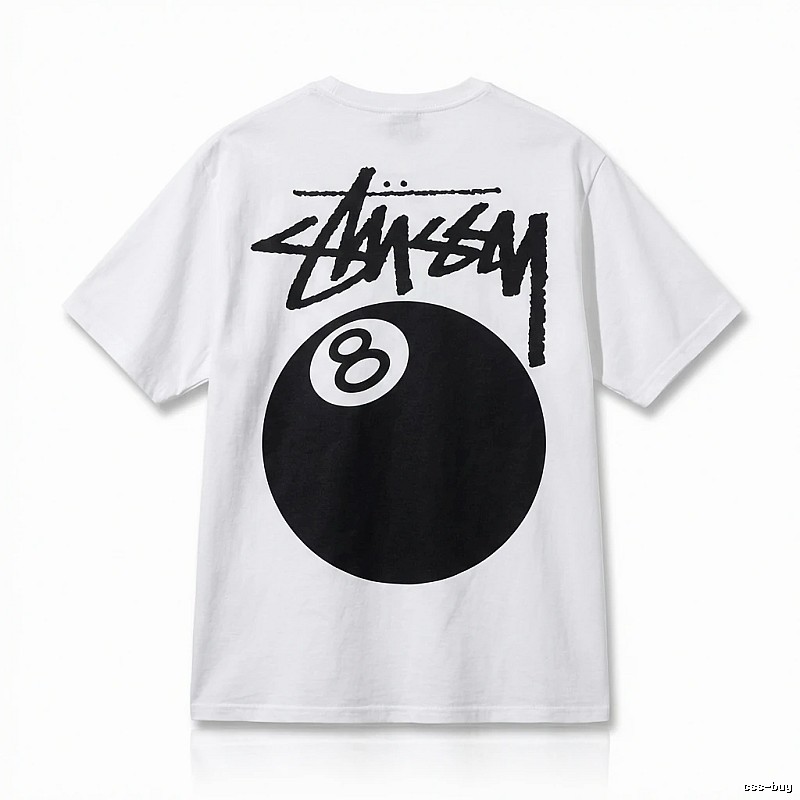 Stussy No.8 Ball White T-shirt