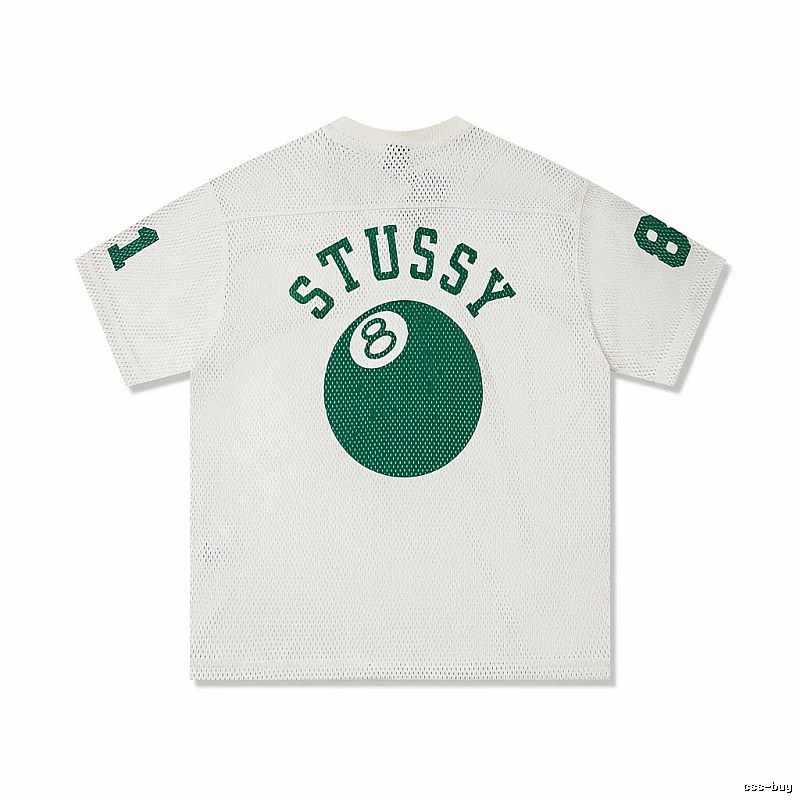 Stussy No.8 Ball White Trendy T-shirt