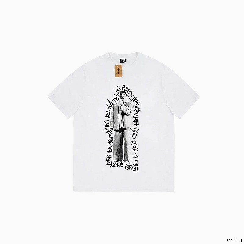 Stussy Resort Graphic T-shirt Black White Stussy for Travel Looks