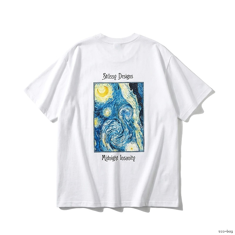 Stussy Van Gogh Series White T-shirt