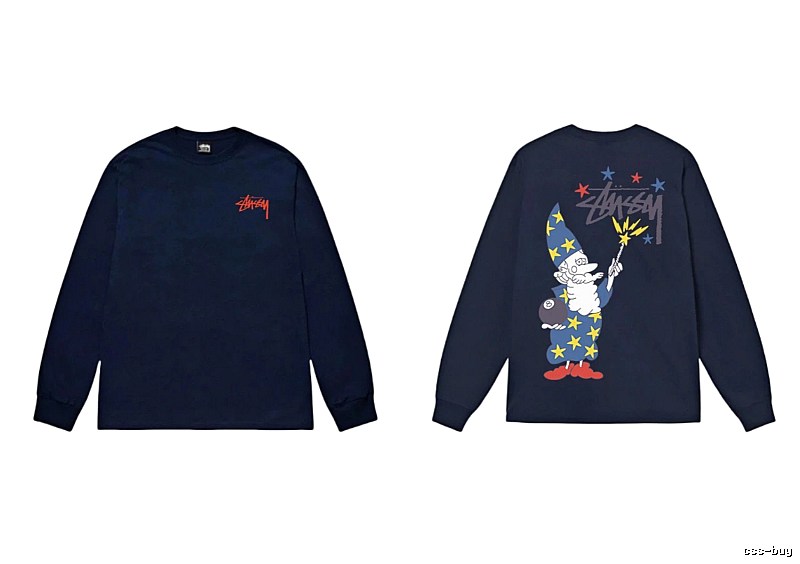 Stussy Wizard Series Dark Style Long-sleeve