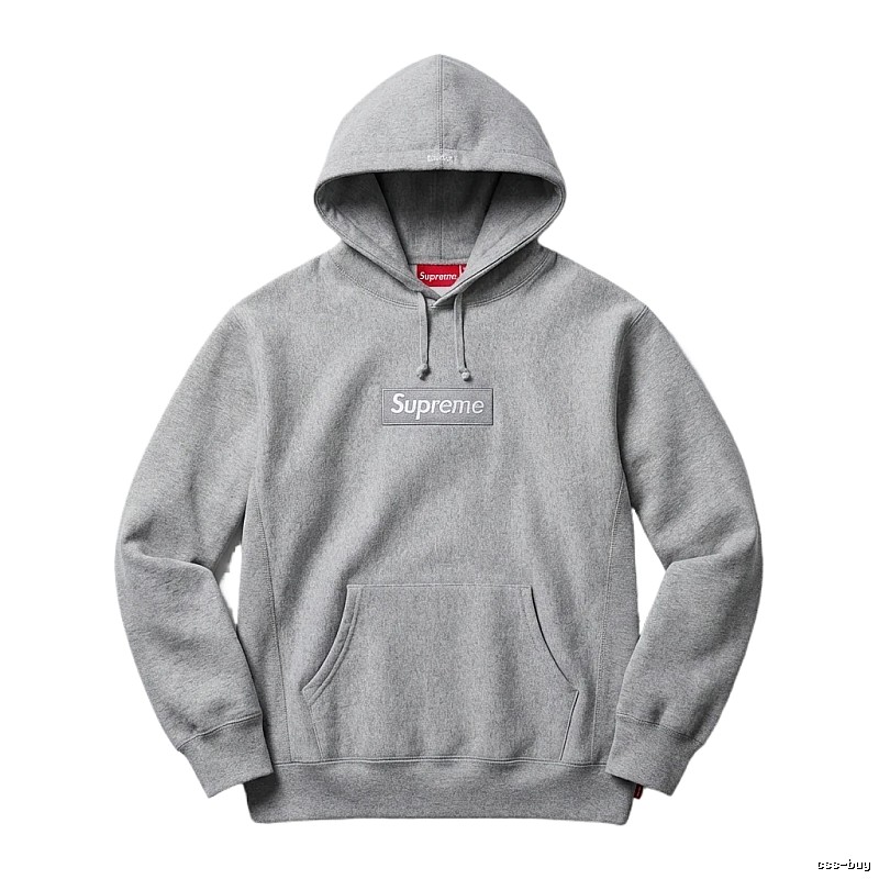 Supreme basic grey hoodie