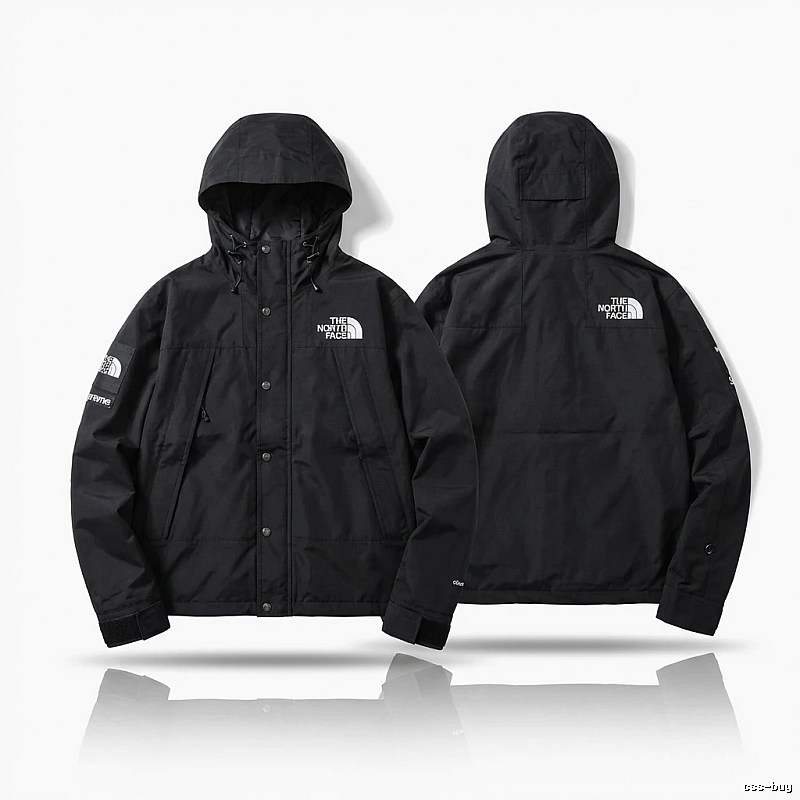 Supreme co-branded black windbreaker