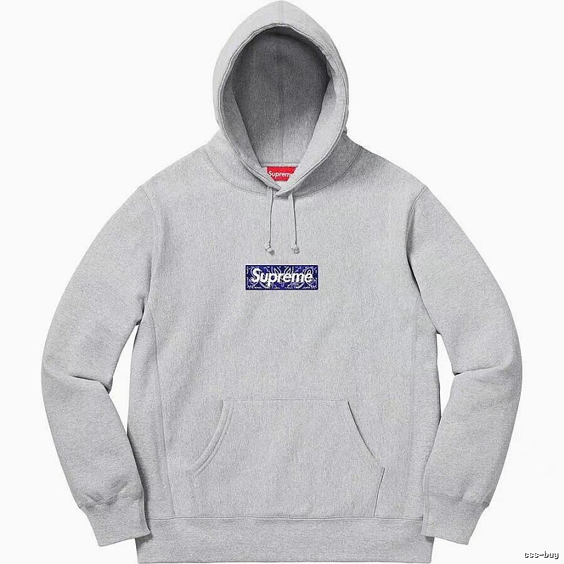 Supreme Daily Logo hoodie Gray Red Oversized for City Outfits