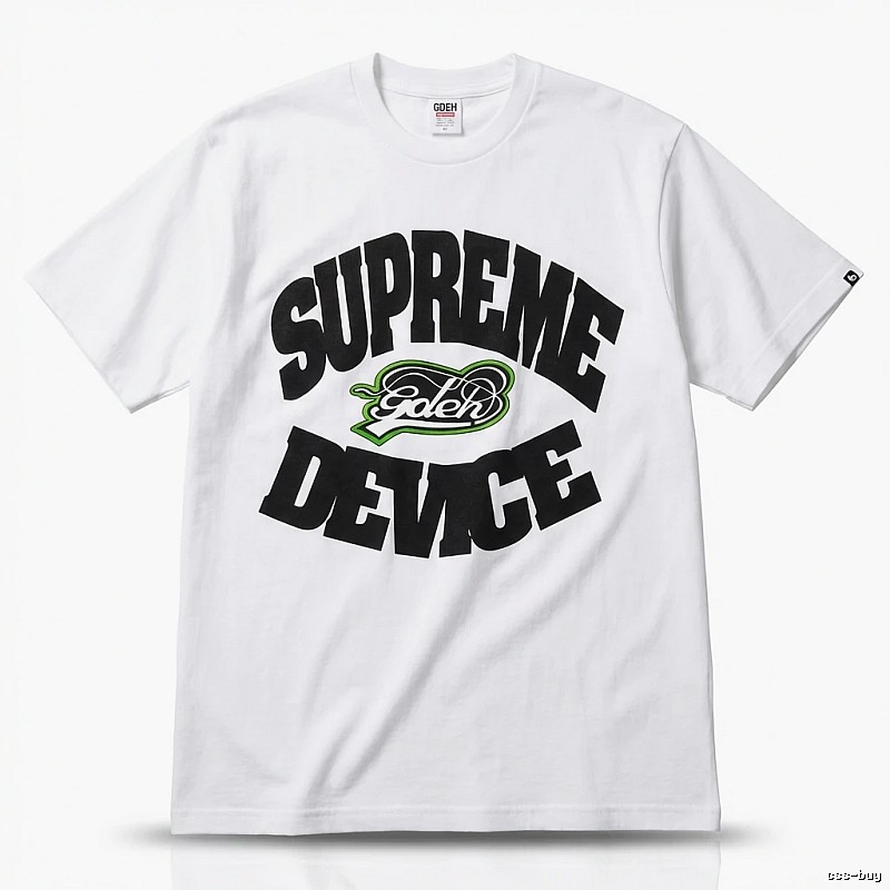 Supreme trendy brand white T-shirt