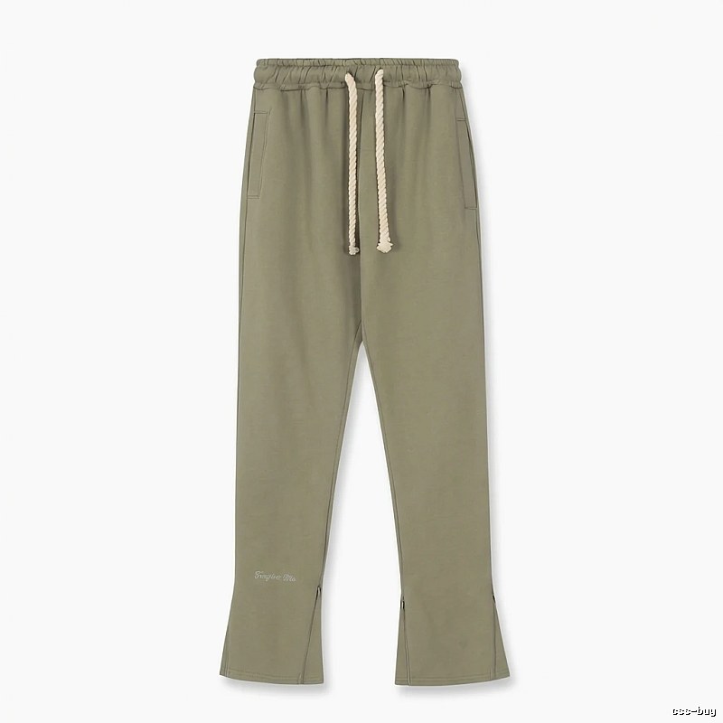 SynaWorld casual style olive green trousers