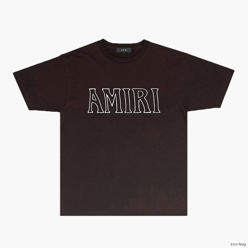 The basic black T-shirt of AMIRI