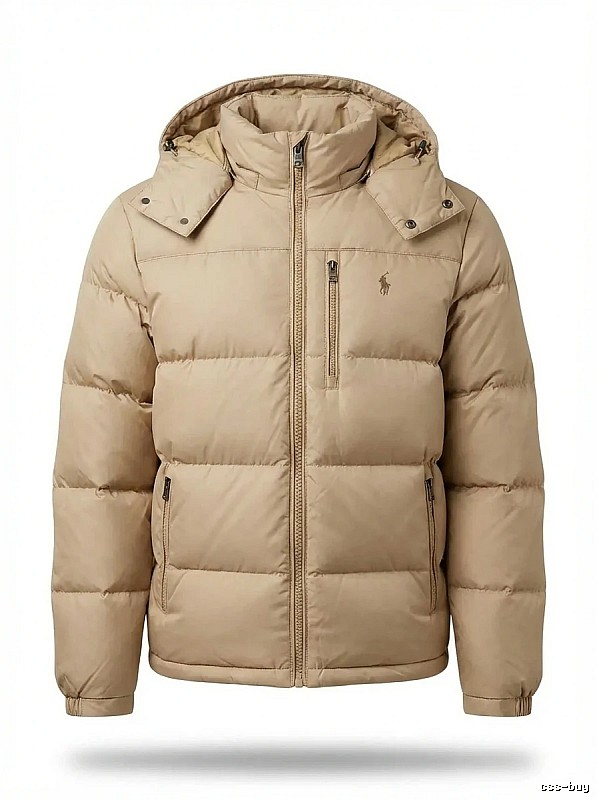 The classic khaki down jacket of Ralph Lauren.