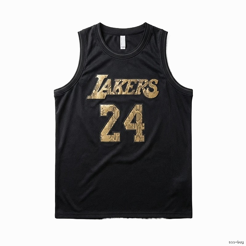 The No. 24 black vest of the Los Angeles Lakers