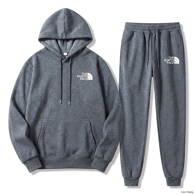 The North Face Simple Gray Sportswear Set