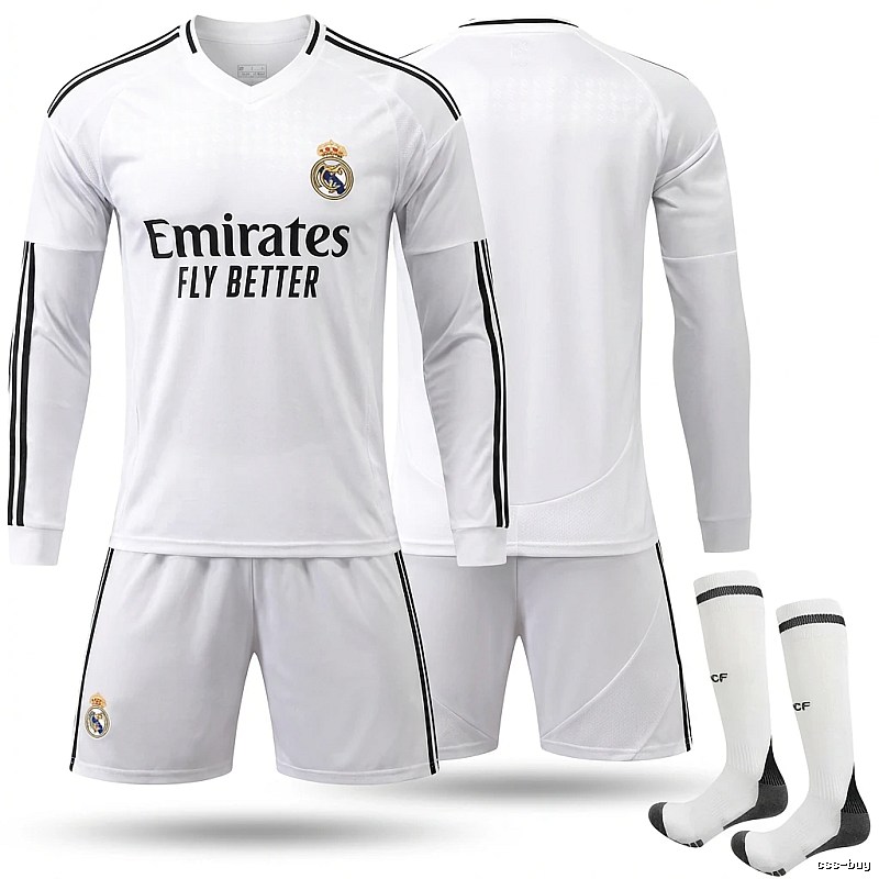 The white sporty jersey of Real Madrid.