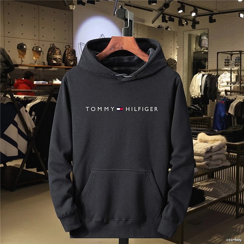 Tommy Hilfiger Streetwear Logo hoodie White Tommy Hilfiger with Logo Accent