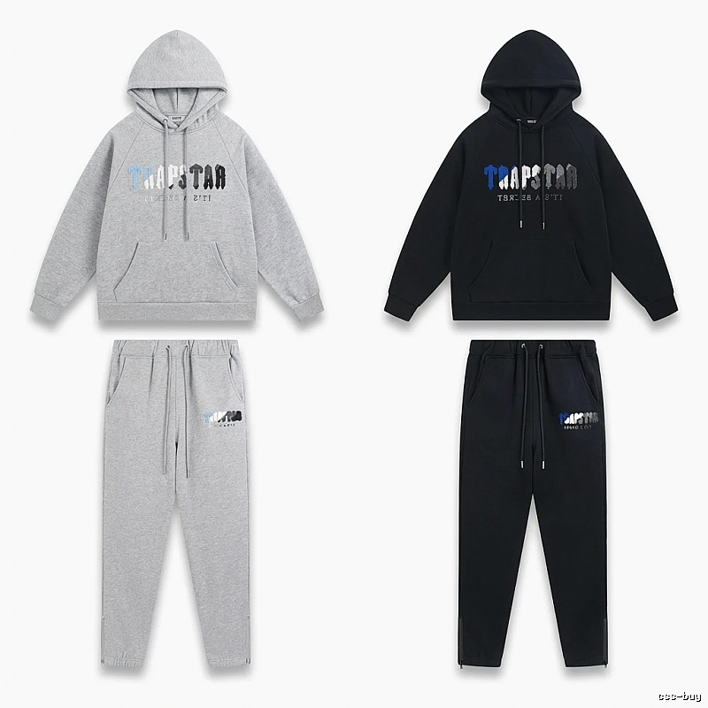 Trapstar Casual Style Grey-Black Suit