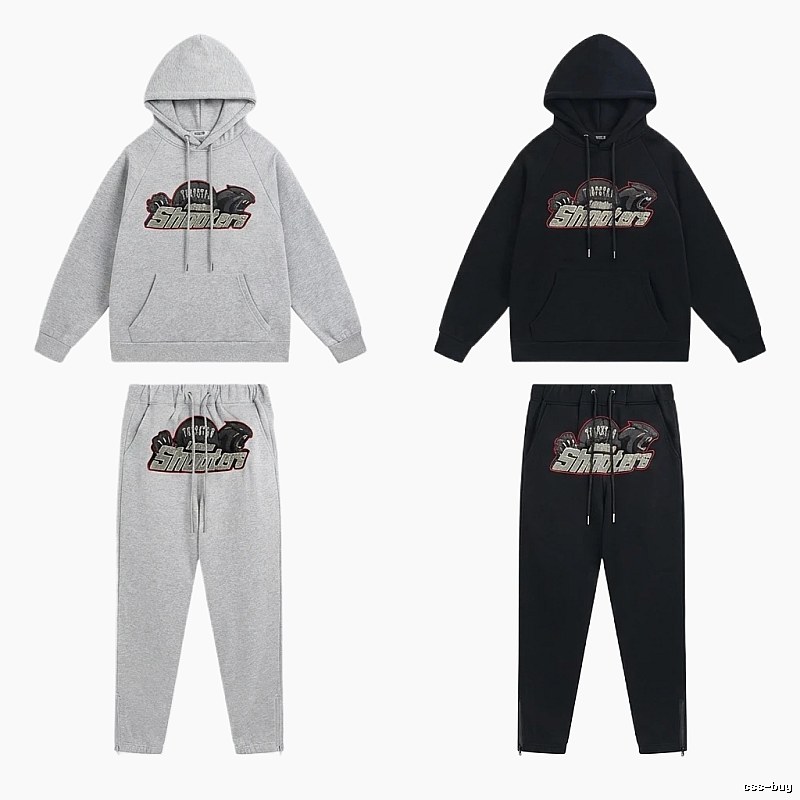 Trapstar sporty grey/black suit set