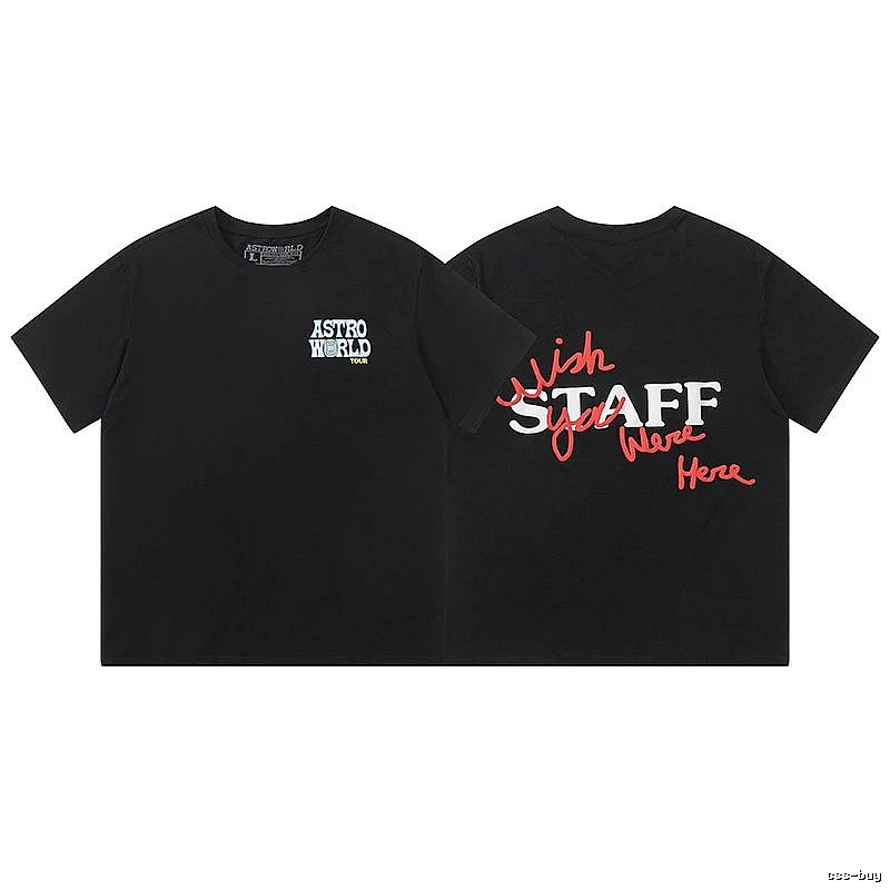 Travis Scott Logo Detail Graphic T-shirt Brown Travis Scott with Functional Detail