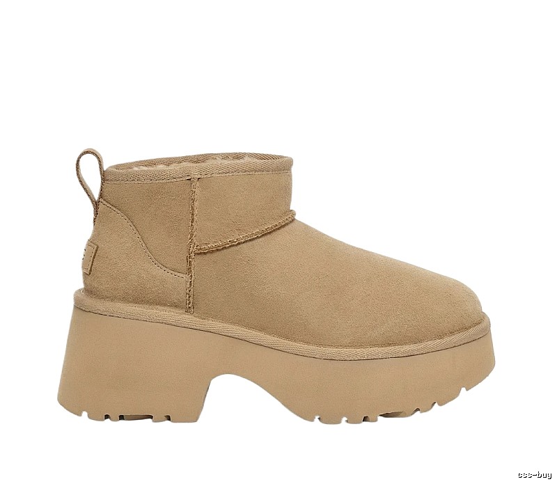 UGG Thick-soled Fashion Khaki Boots