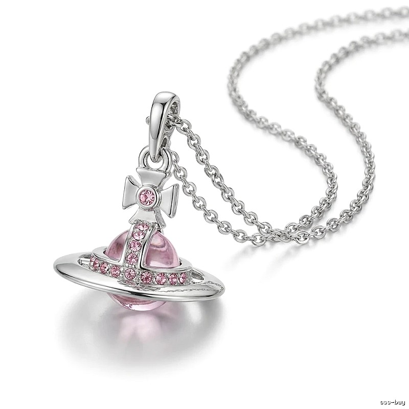 Vivienne Westwood Saturn series silver necklace