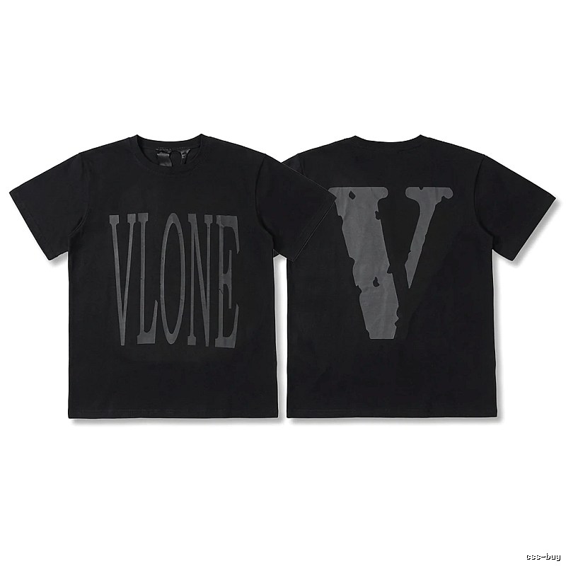 Vlone minimalist style black T-shirt
