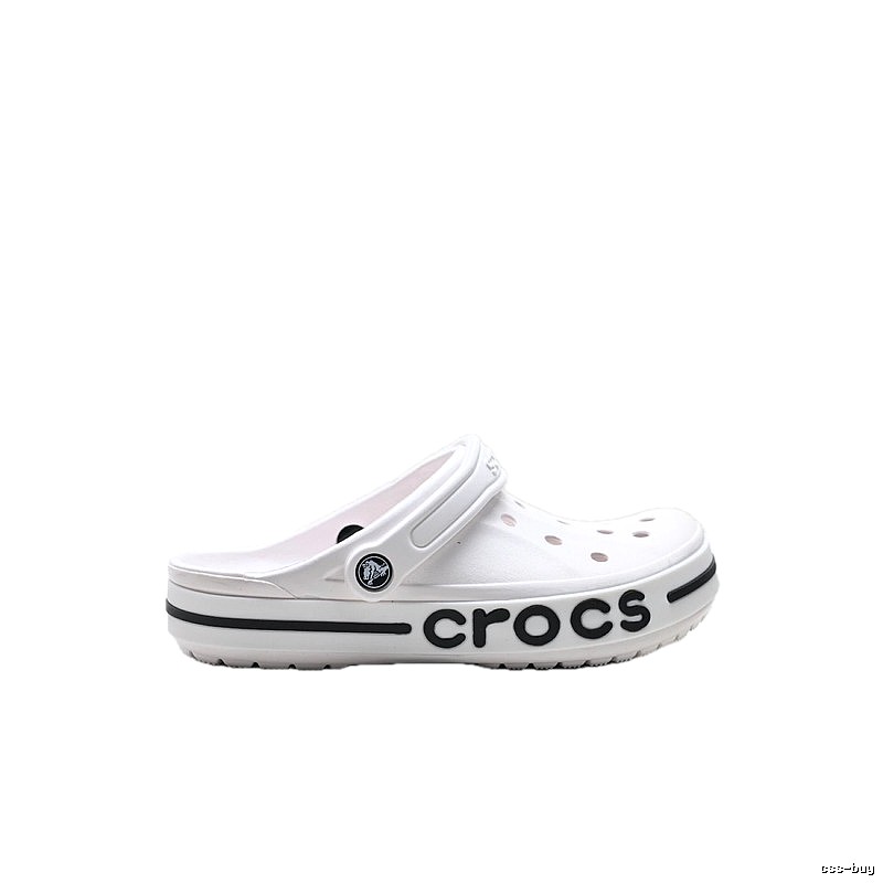 White trendy style of Crocs clogs