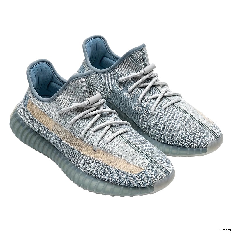 Yeezy 350 Grey-Blue Trendy Brand Sports Shoes